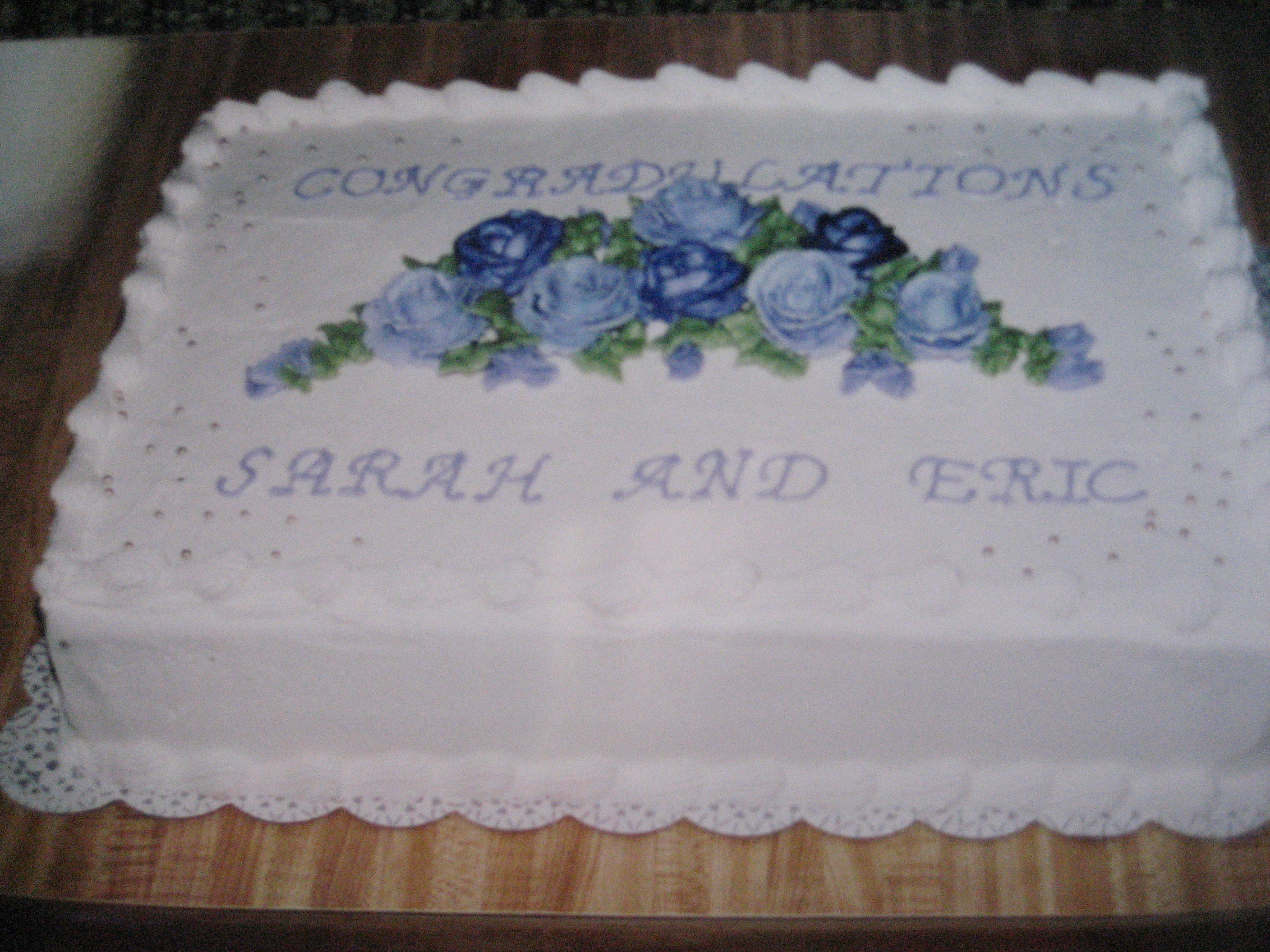 Engagement Cake