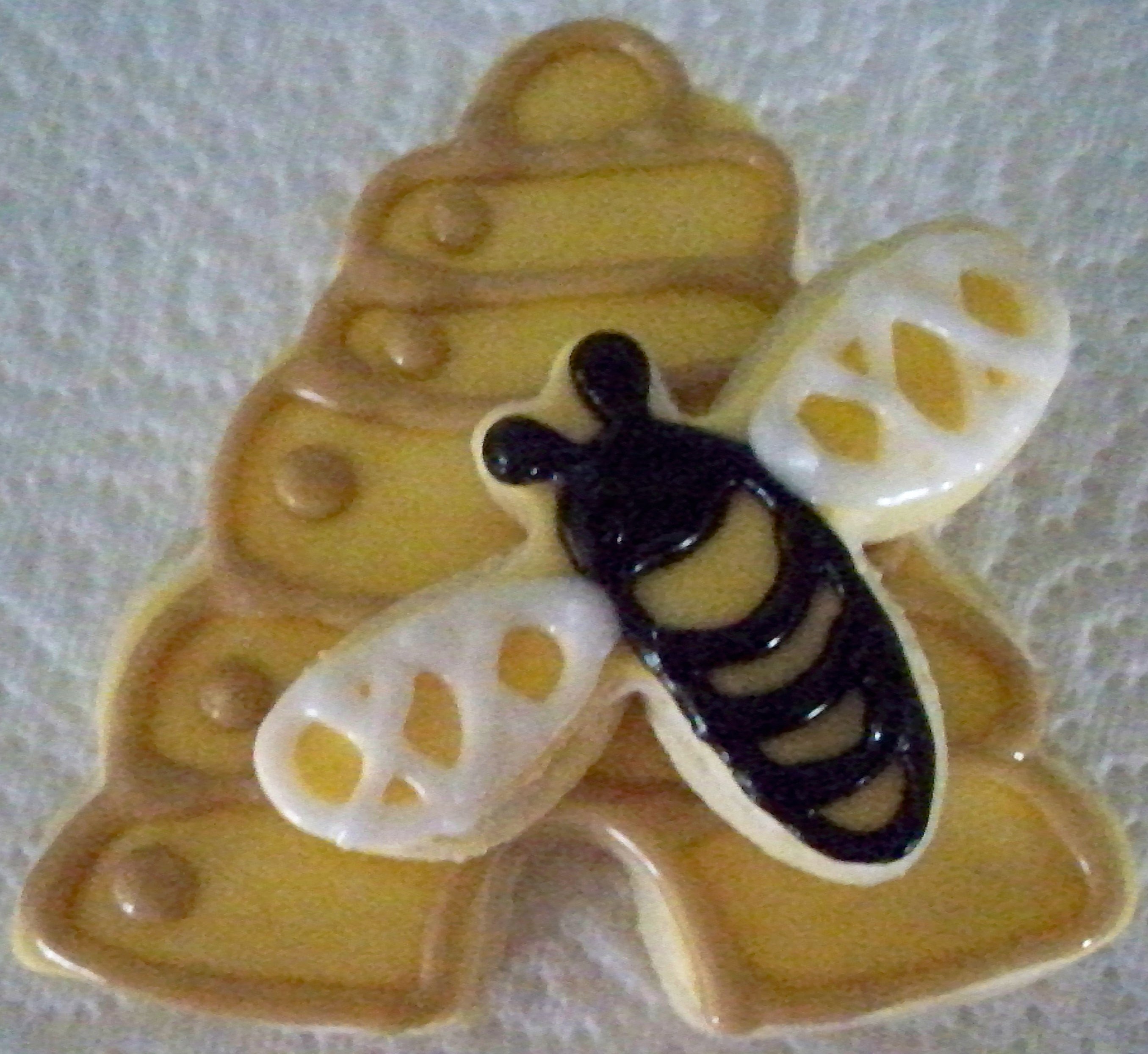 (2)Bee Hive w/Bee
