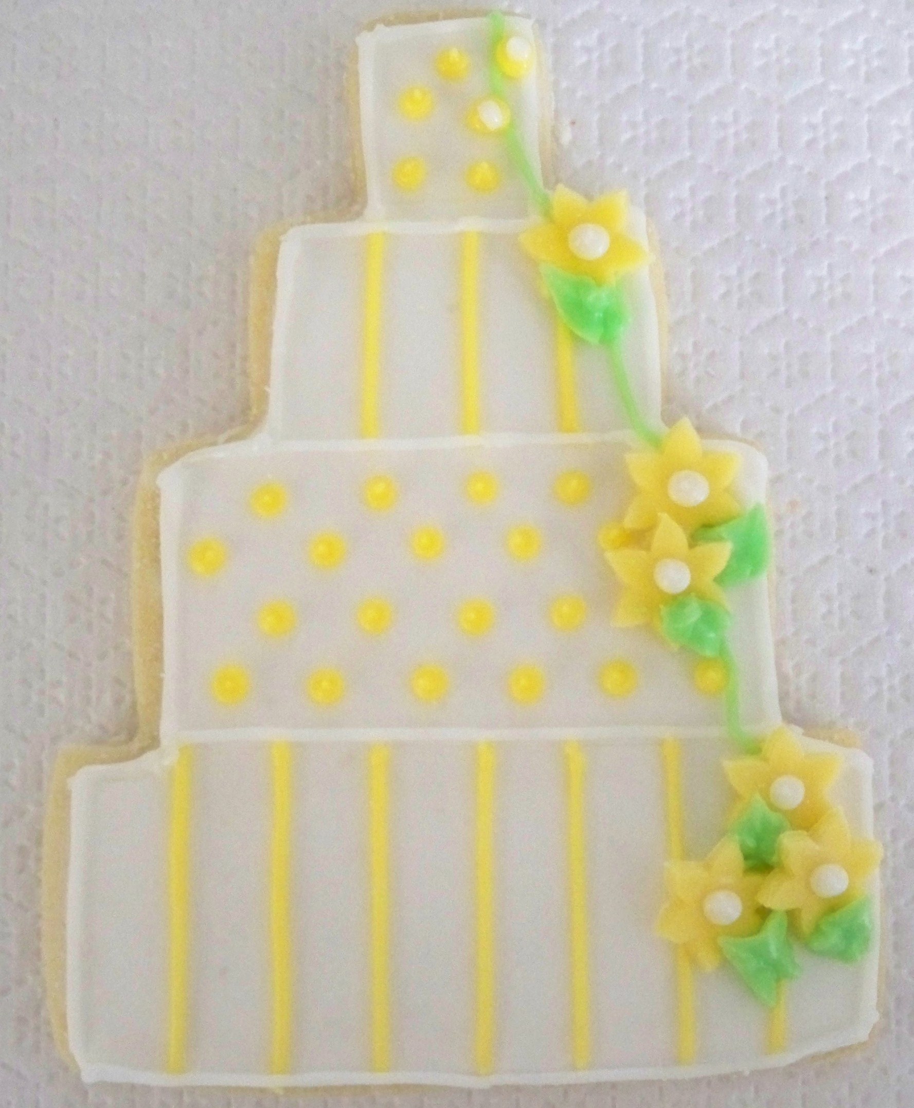 (9)Daisy Wedding Cake
