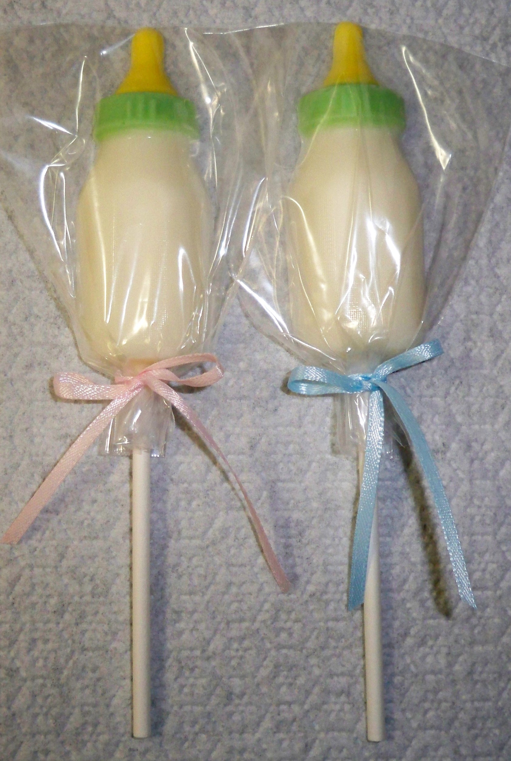 (BSC-1)Baby Bottle White Chocolate Suckers
