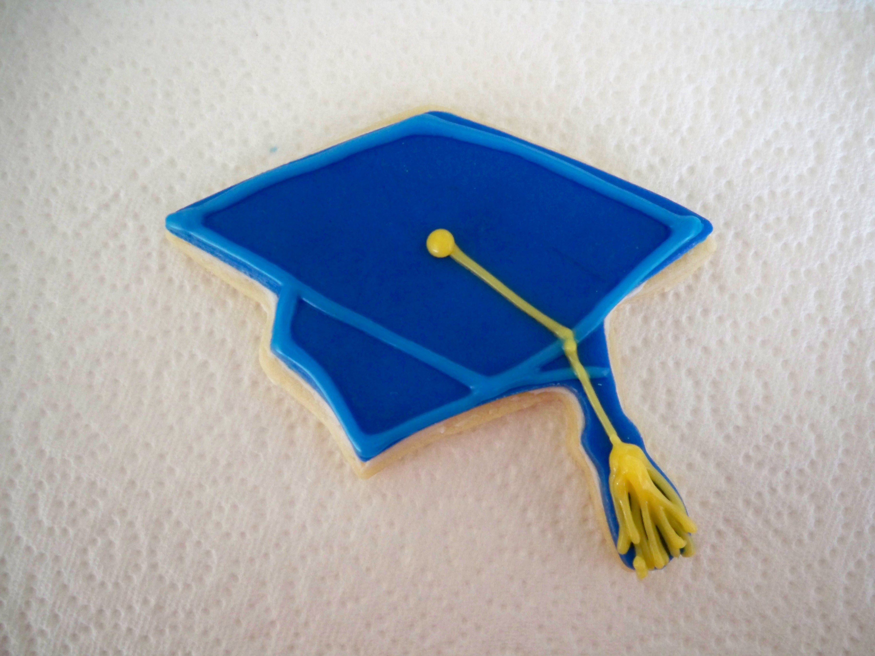 (3)Blue Graduation Cap
